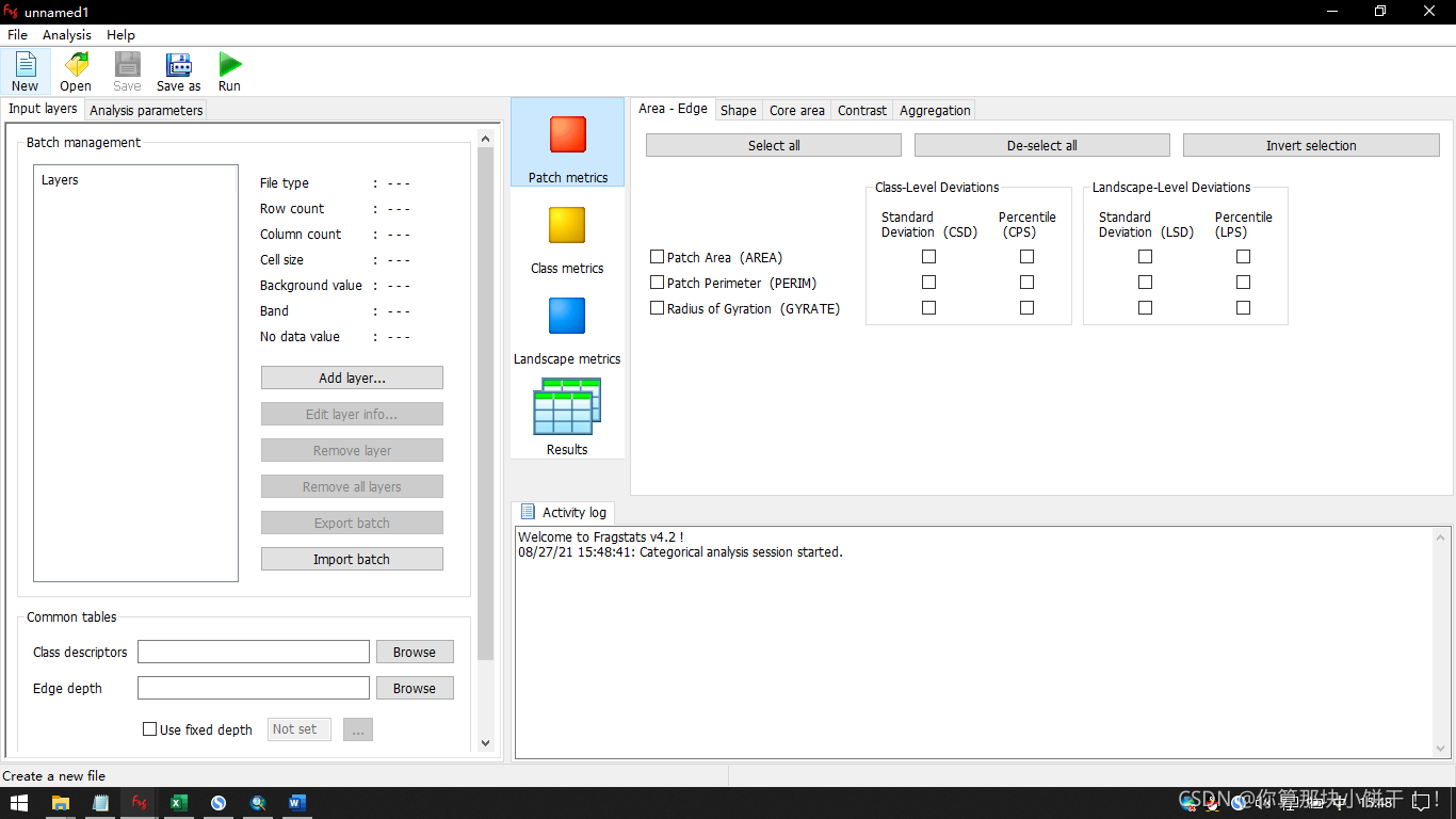 Fragstats Software Fragstats|单一土地利用类型景观格局指数_单一土地类型的景观指数-CSDN博客