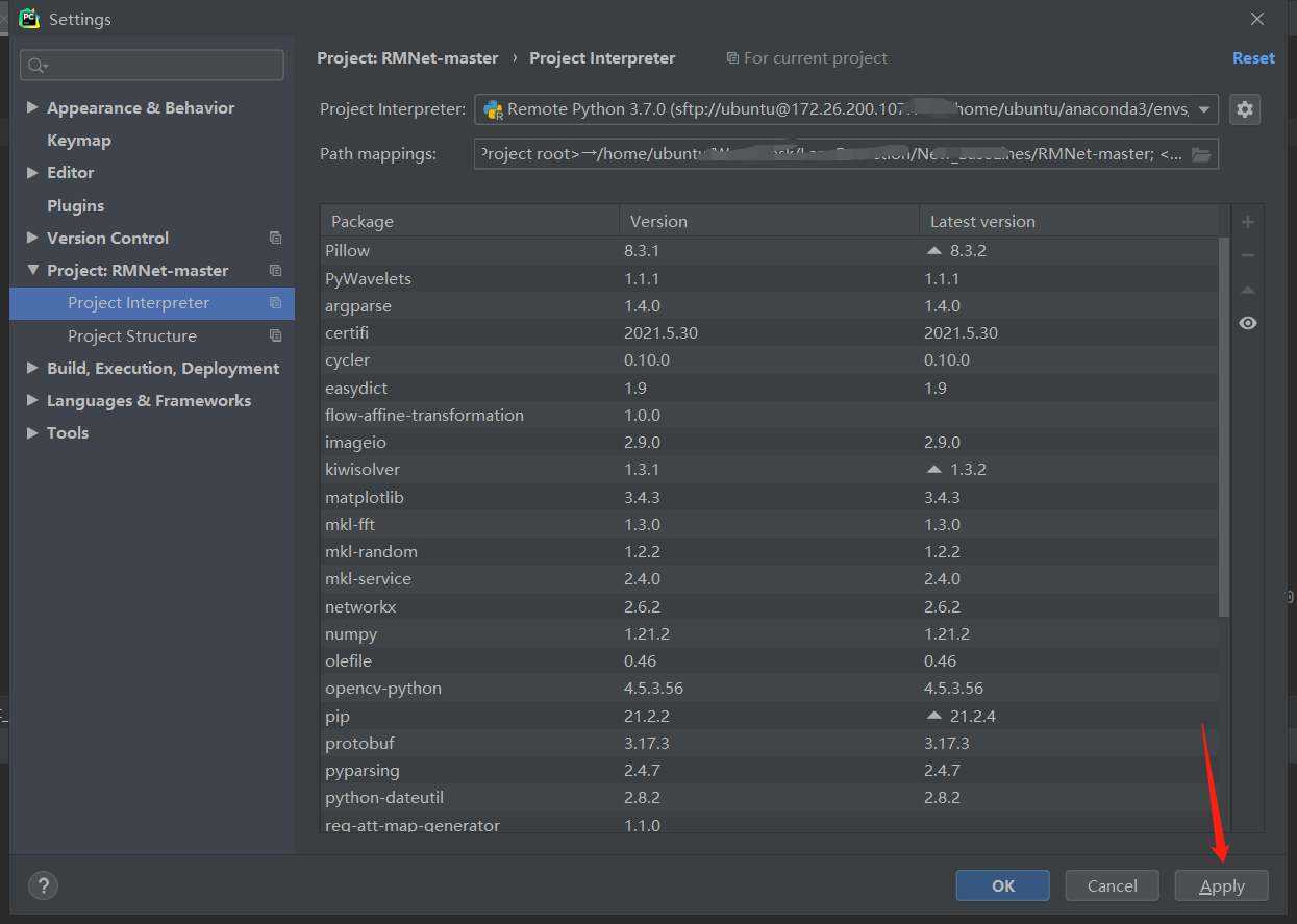 Pycharm 专业版配置远程服务器