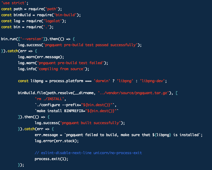 解决yarn或者npm install 时，源码编译阶段Building fresh packages... cwebpbin