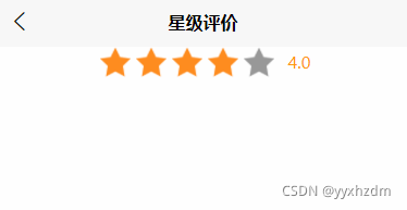 uni-app 自定义组件之星级评价分数