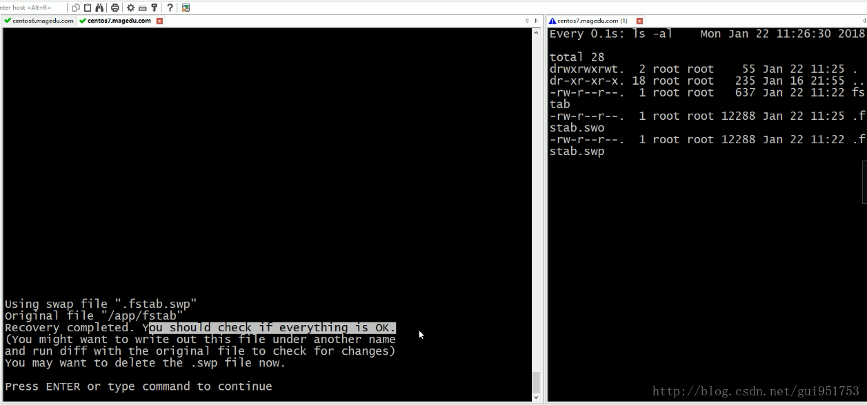 Linux：vim编辑时遇到E325: ATTENTION Found 错误代码的解决办法