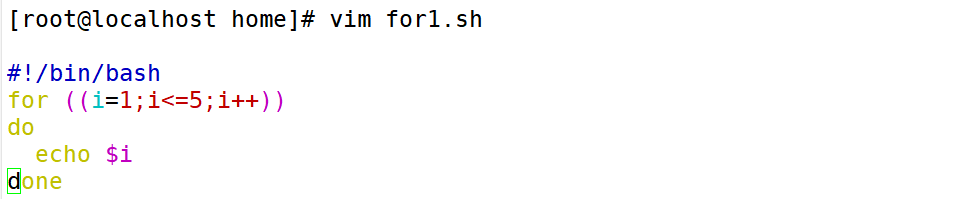 Shell script -FOR cycle, While loop and Until cycle - Programmer Sought