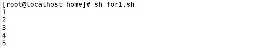 Shell script -FOR cycle, While loop and Until cycle - Programmer Sought