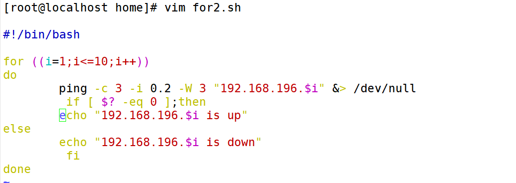 Shell script -FOR cycle, While loop and Until cycle - Programmer Sought