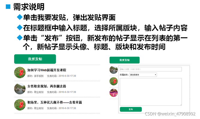 Html论坛发帖案例 Weixin 的博客 Csdn博客 Html论坛发帖案例 Weixin 的博客 Csdn博客