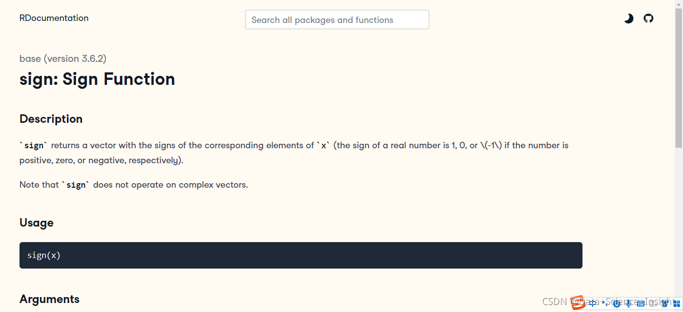 R语言sign函数判断数值为正数或者负数实战
