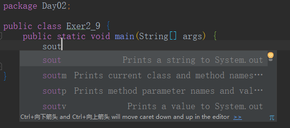 Java编程快捷键(部分)_java sout-CSDN博客