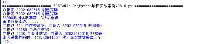 老菜鸟学PYthon - 高考志愿填报数据的实时采集