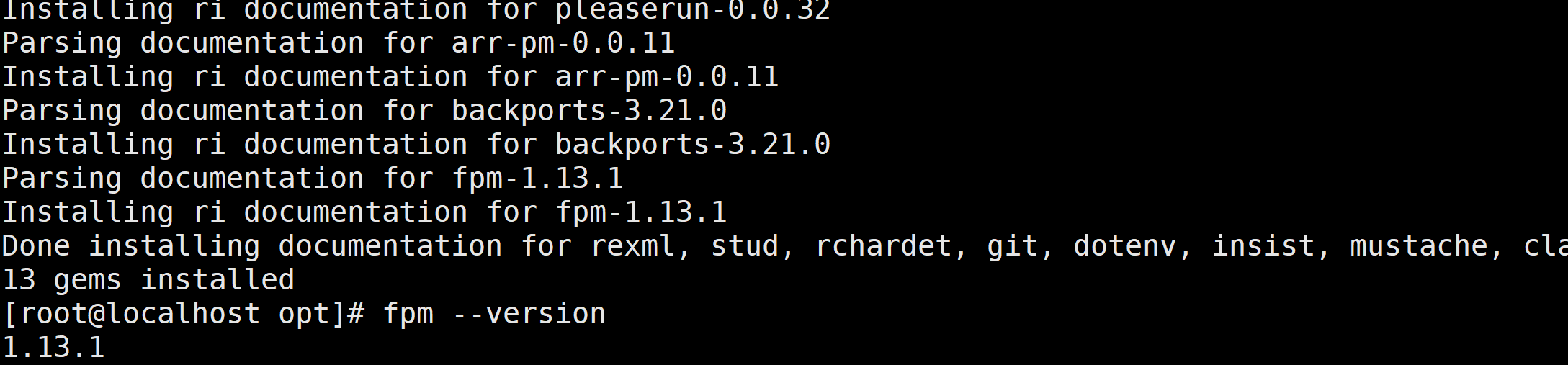 安装rpm报错：requires Ruby version ＞= 2.*.*_error error installing fpm