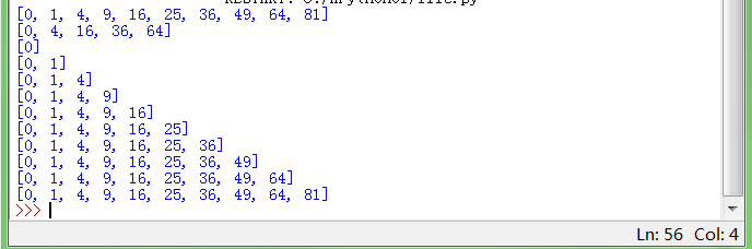 python列表推导式 for循环