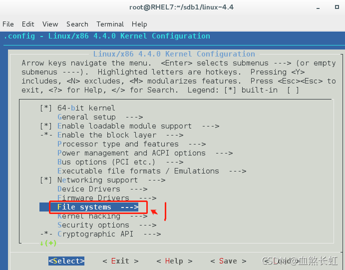 Linux-4.4-x86_64 内核配置选项简介_linux内核选择x86_64-CSDN博客