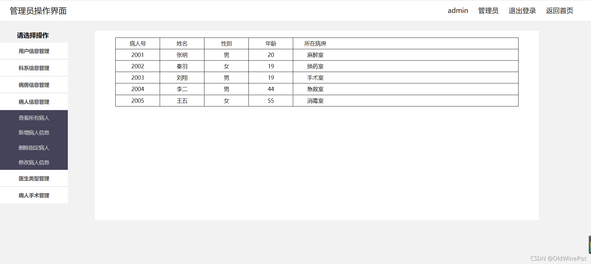 Java项目:医院管理系统(java+javaweb+jdbc+Mysql+lw)