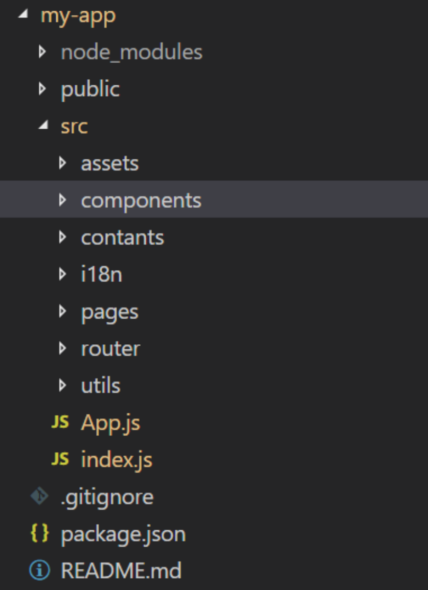 React项目框架搭建