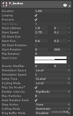 Unity——Particle System(一)_unity 删除所有粒子-CSDN博客