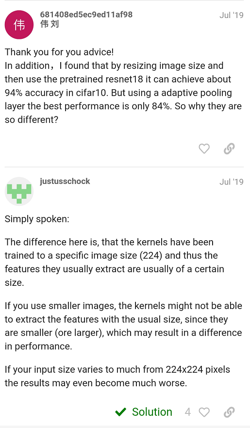 为何pytorch预训练的resnet模型对输入图片的大小无要求