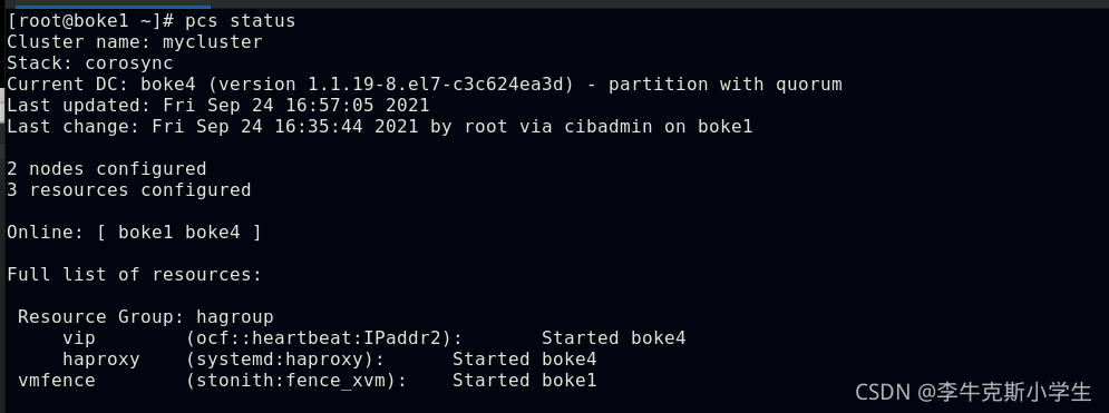 LAMP网站架构---(五)HAProxy+Pacemaker高可用负载均衡