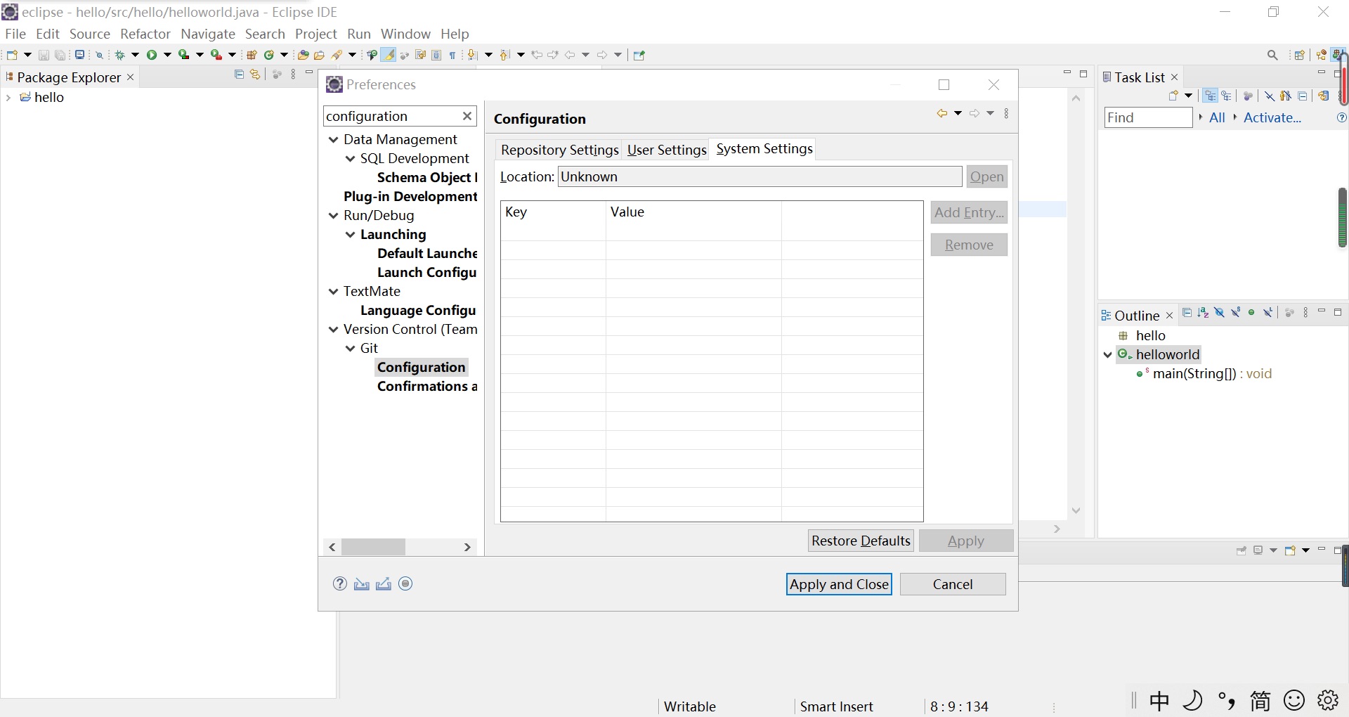 githubע，ѡwindow>Preference>Configuration>Add Entry