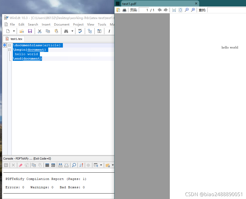 winedt latex 第一个 hello world pdf成功_latex winedt 示例文件-CSDN博客