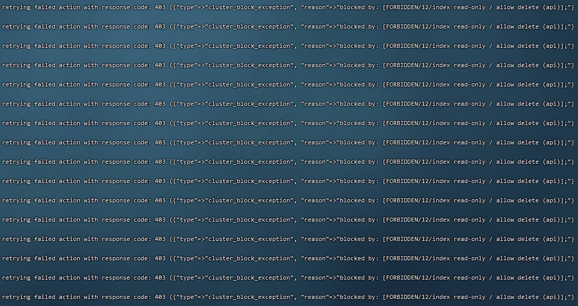 retrying-failed-action-with-response-code-403-type-cluster-block