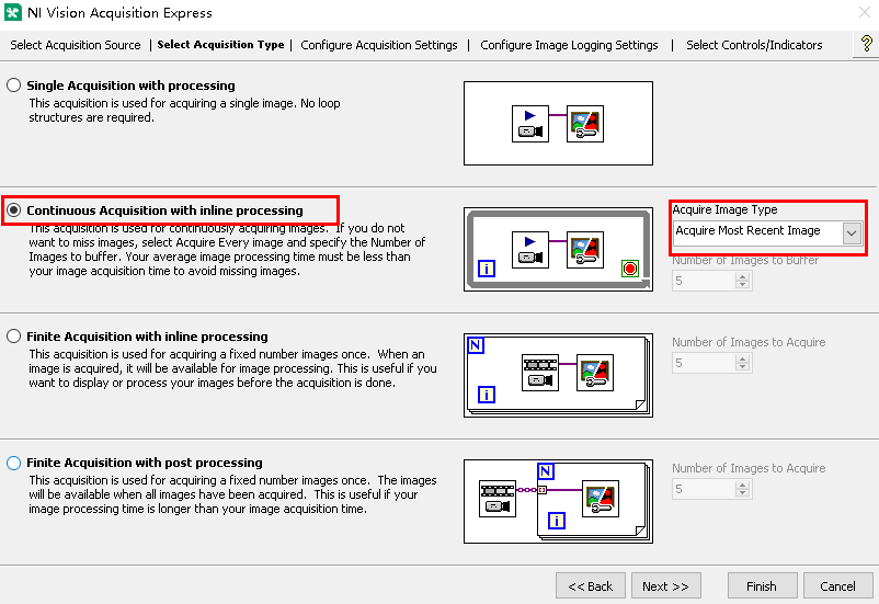 LabView_使用 Vision Acquisition 采集工业相机图像