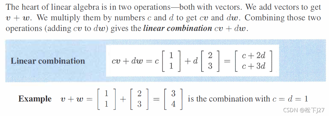 线性代数 --- 什么叫线性组合 Linear Combination(个人笔记扫描版)-CSDN博客