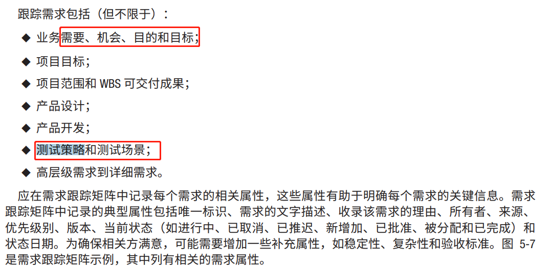 PMP-5.项目范围管理-需求跟踪矩阵