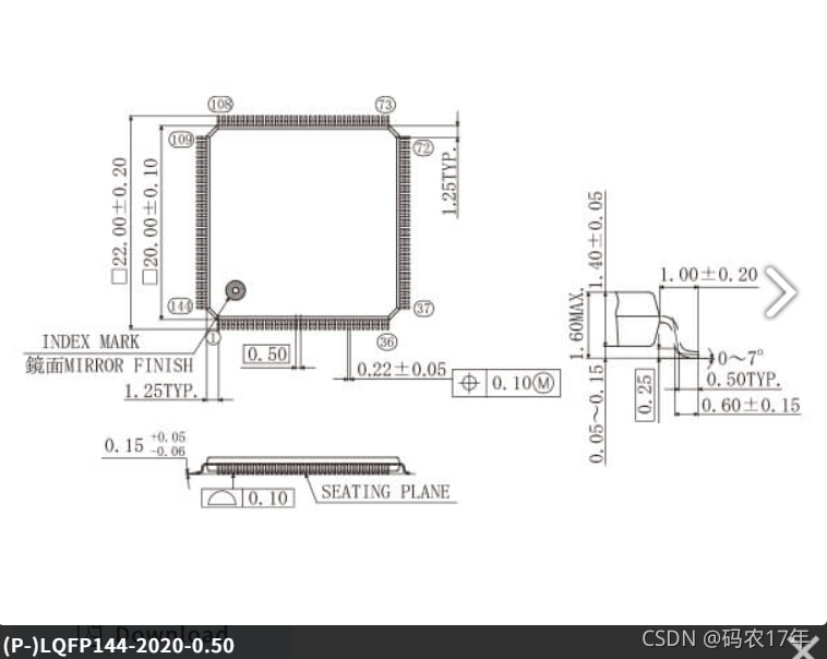 QFP、LQFP、TQFP、TEQFP、BGA等芯片封装技术_plastic qfp-CSDN博客