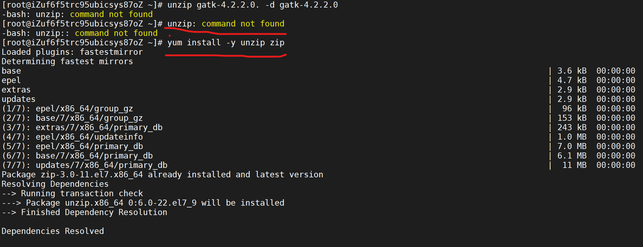 Bash Unzip Command Not Found解决方法安装unzip Wangchuang17的博客 Csdn博客