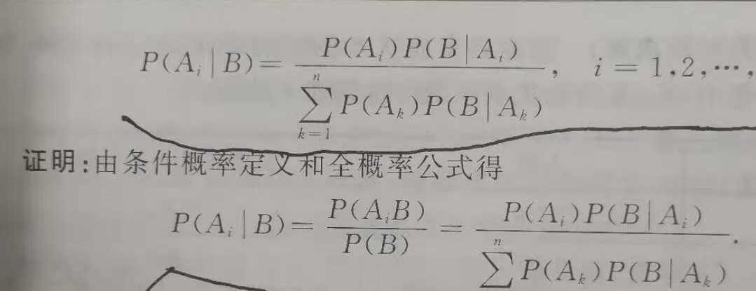 贝叶斯公式基本推导