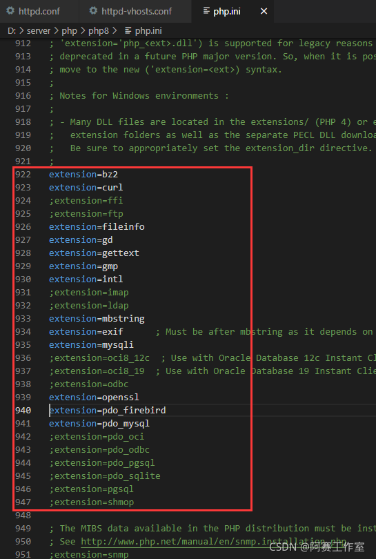 纯手工:windows系统服务器搭建PHP8+MYSQL8环境(2/2)_php8 增加mysql windows-CSDN博客