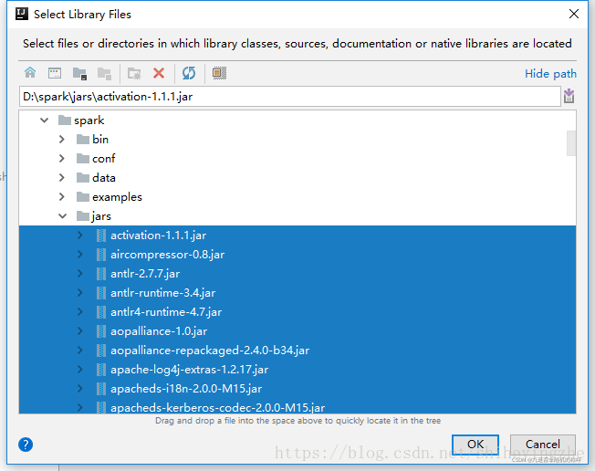 Scala中使用ansj分词库编写spark中文版WordCount