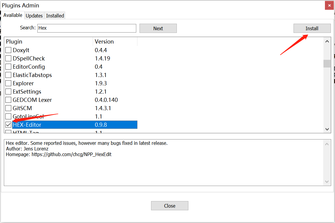 notepad++没有Hexeditor怎么办_notepad没有hexediterCSDN博客