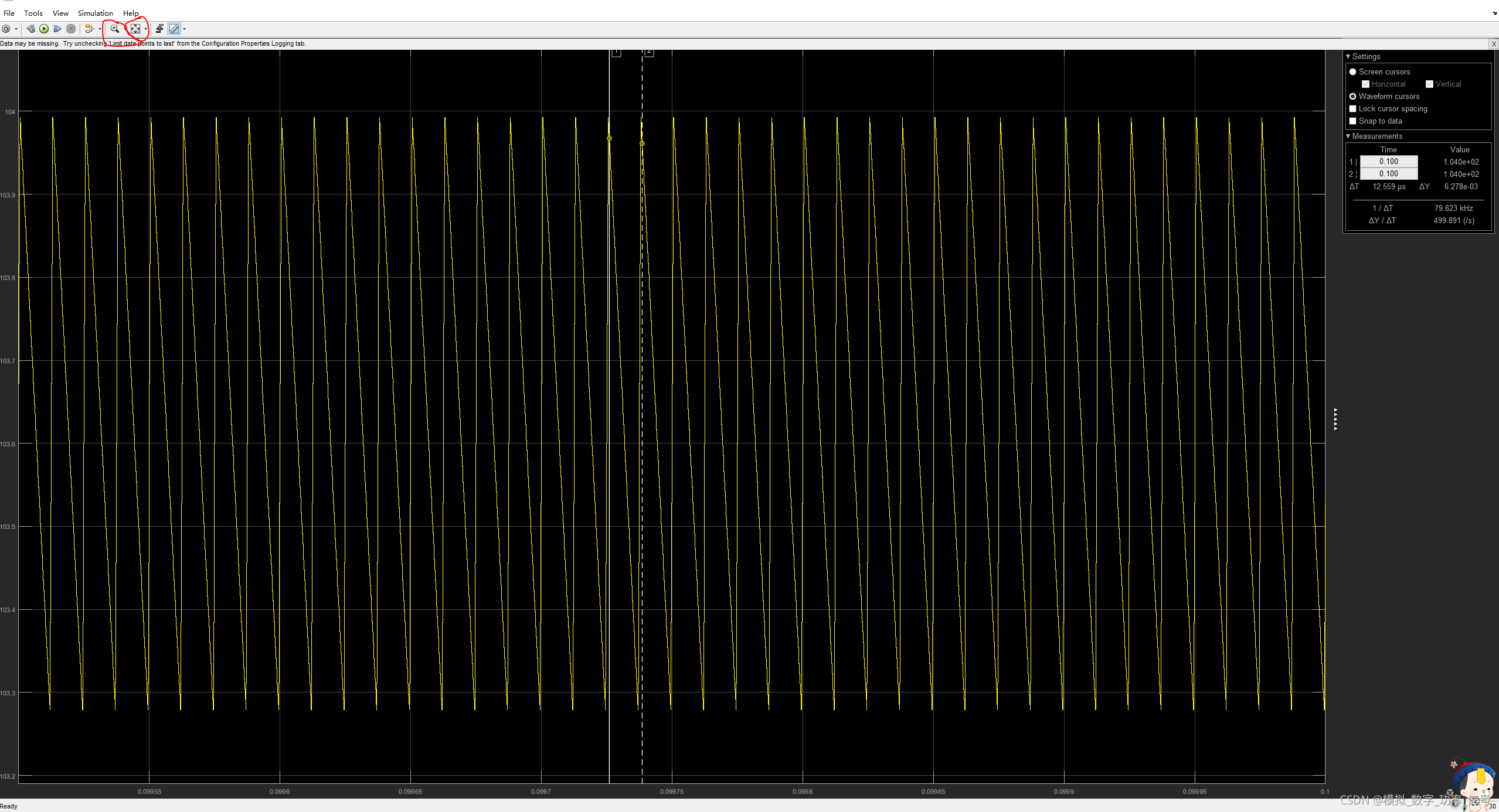 matlab simulink的scope 示波器光标如何移动记录_simulink示波器游标怎么移动-CSDN博客