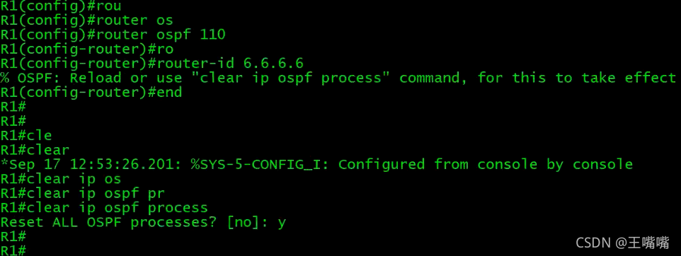 网络通信安全部分笔记——OSPF理论及实验