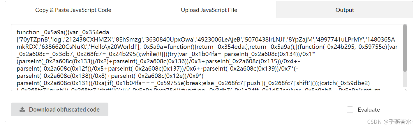 混淆工具javascript-obfuscator使用简介-CSDN博客