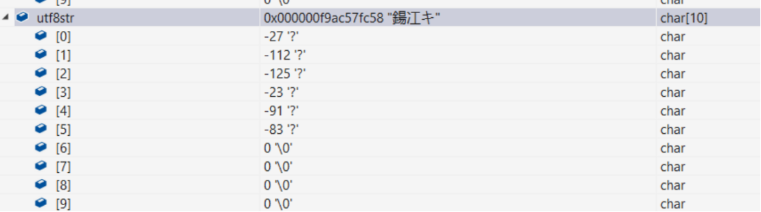 char与wchar_t字符串