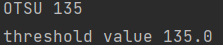 Otsu大津算法公式推导及python实现