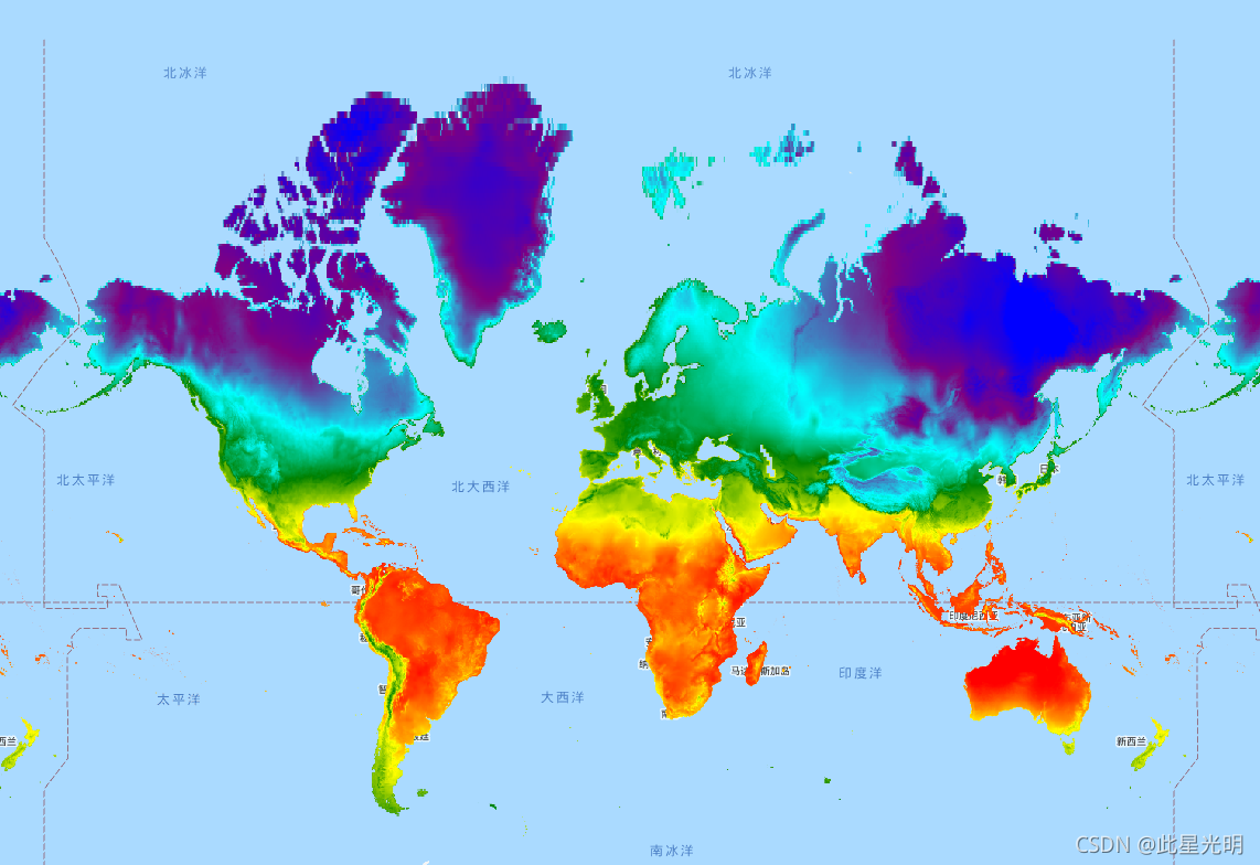 Worldclim Map Google Earth Engine——WorldClim Climatology V1数据集有最低、平均和最高温度以及降水的每月平均全球 ...
