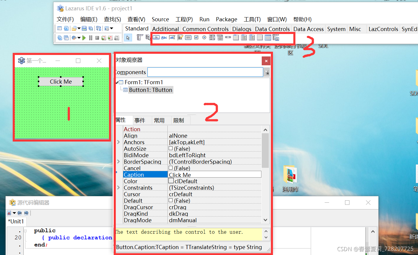 Pascal ------第一个程序(窗口)_pascal 界面-CSDN博客