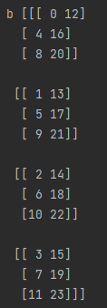 np.transpose() 维度抽象理解