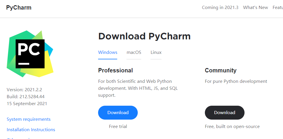 upgrade pycharm community to professional