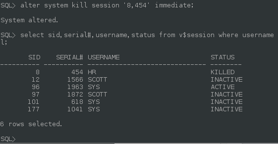 Oracle 杀死Session的方法_Nvd11的博客-Csdn博客