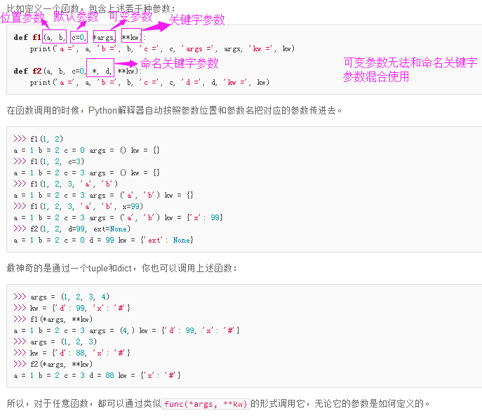 python函数参数