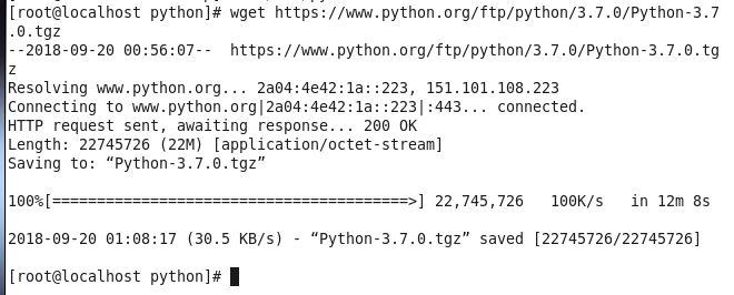 python3.7.0安裝教程，CentOs6.6安裝Python3