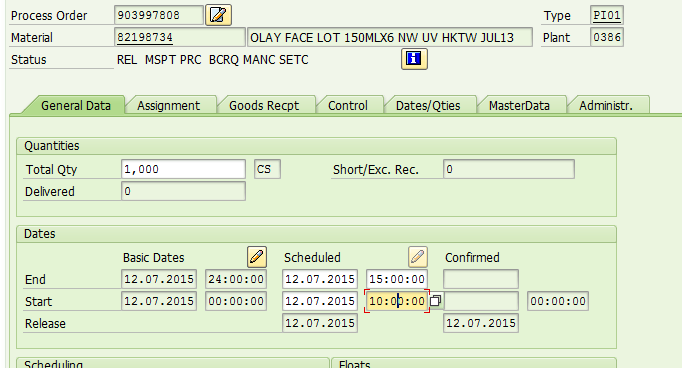 【Planning】PI - 关于多个operation的lead time scheduling