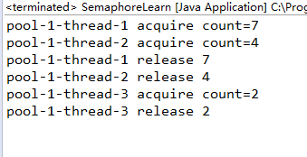 并发编程--Semaphore计数信号量