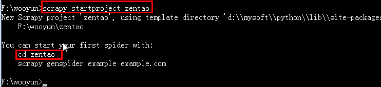爬蟲python，Scrapy創建zentao爬蟲