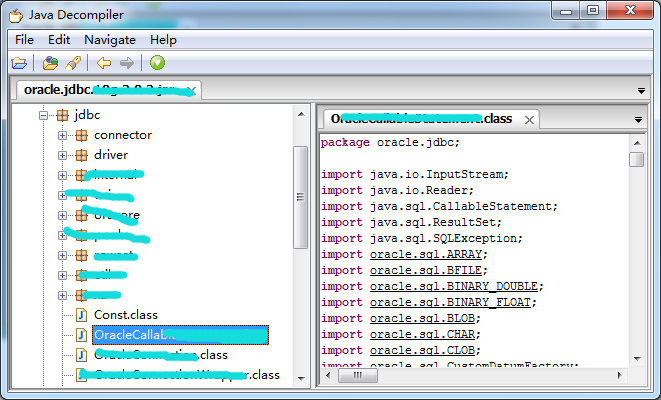 查看Eclipse中的jar包的源代码：jd-gui.exe