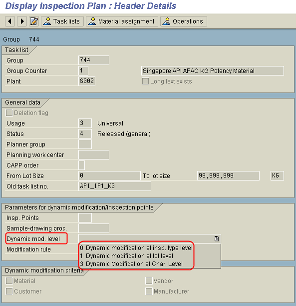 SAP QM Dynamic Modification LevelCSDN博客