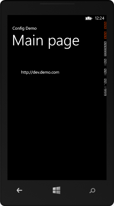 为Windows Phone添加一个Asp.net 网站一样的配置文件